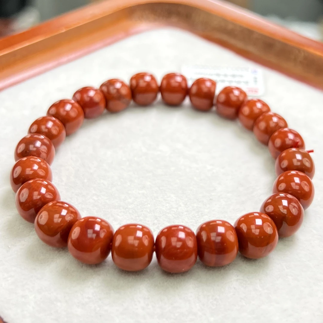 【张家】支持年退换 瓦西牛血虎皮纹一级老型单圈9mm➕ 多样性发一