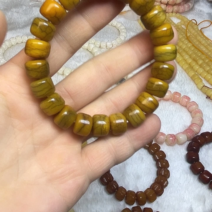 手串/手链牛骨卡12黄透牛骨