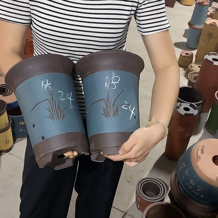 紫砂花盆紫砂花盆
