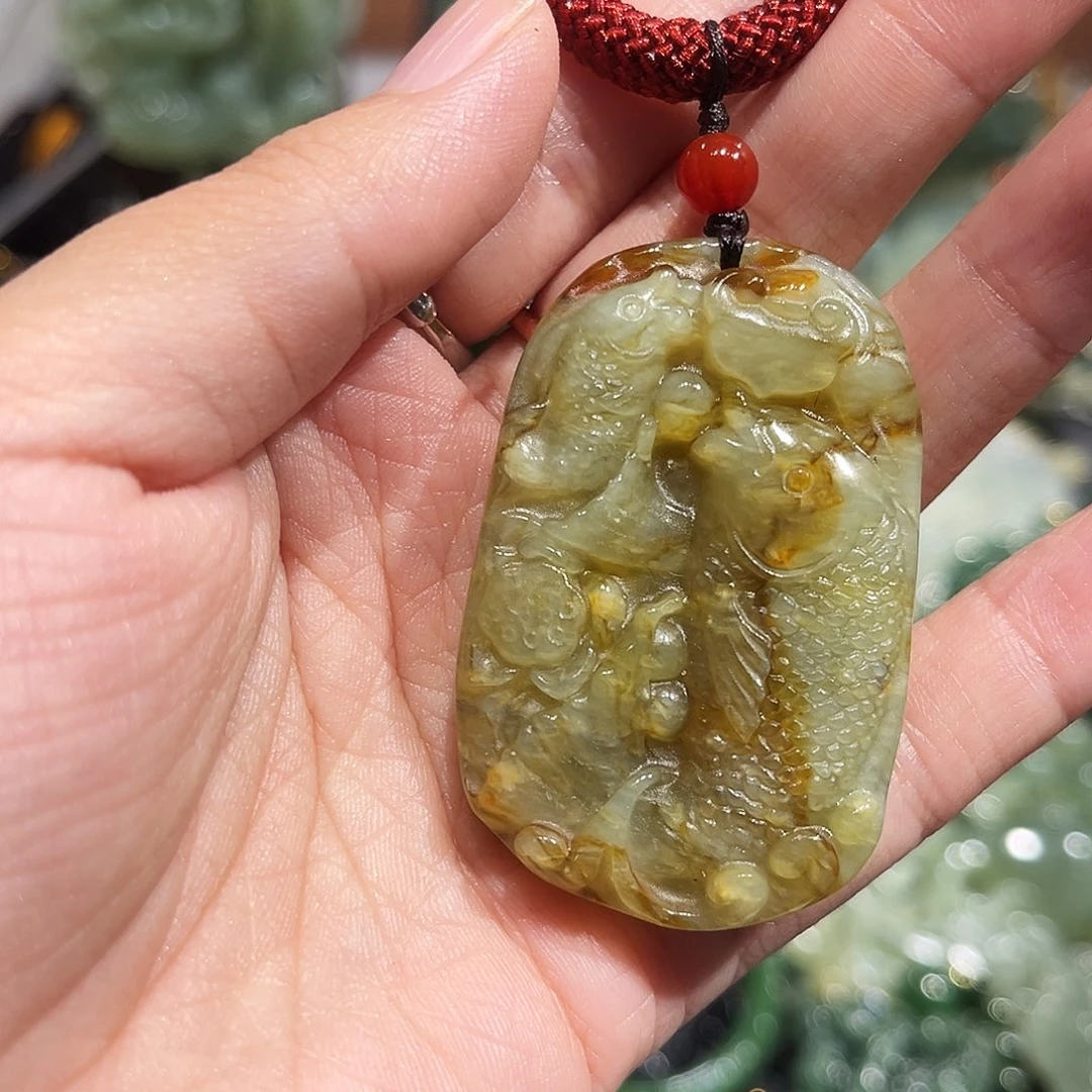 未镶嵌岫玉毛衣链