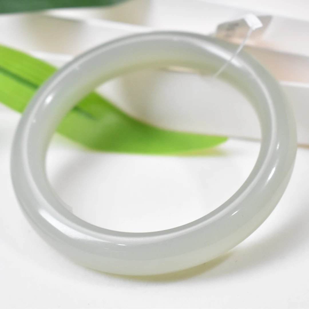 【睿泽鉴宝】和田玉晴水手镯（54-60）JAN0065