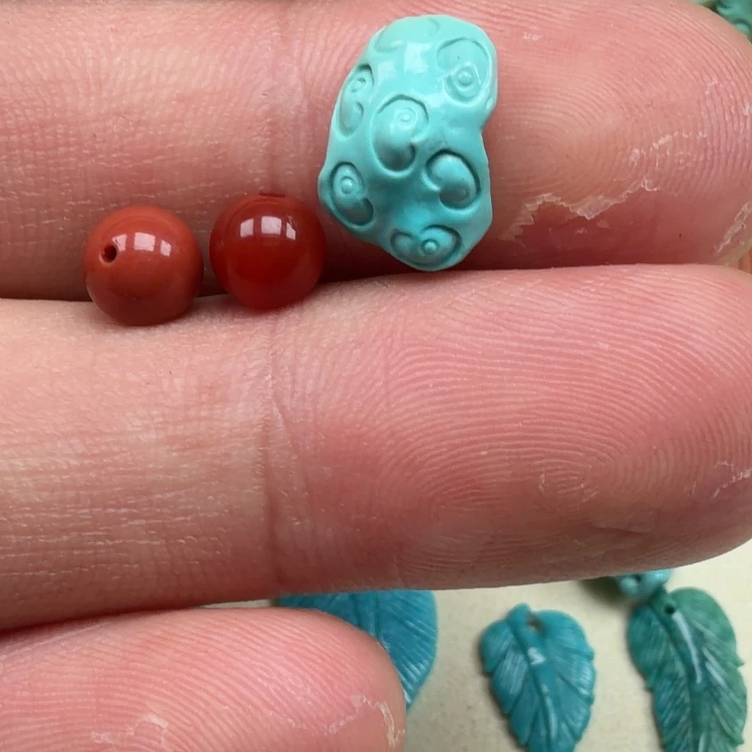 南红玛瑙未镶嵌珠宝半成品