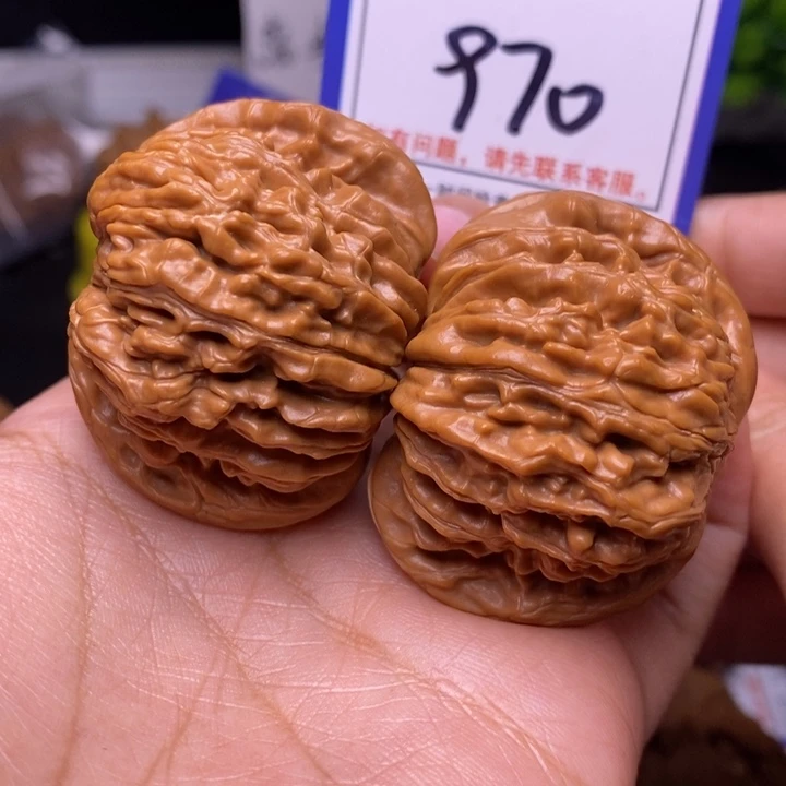 文玩核桃把件44四座楼970
