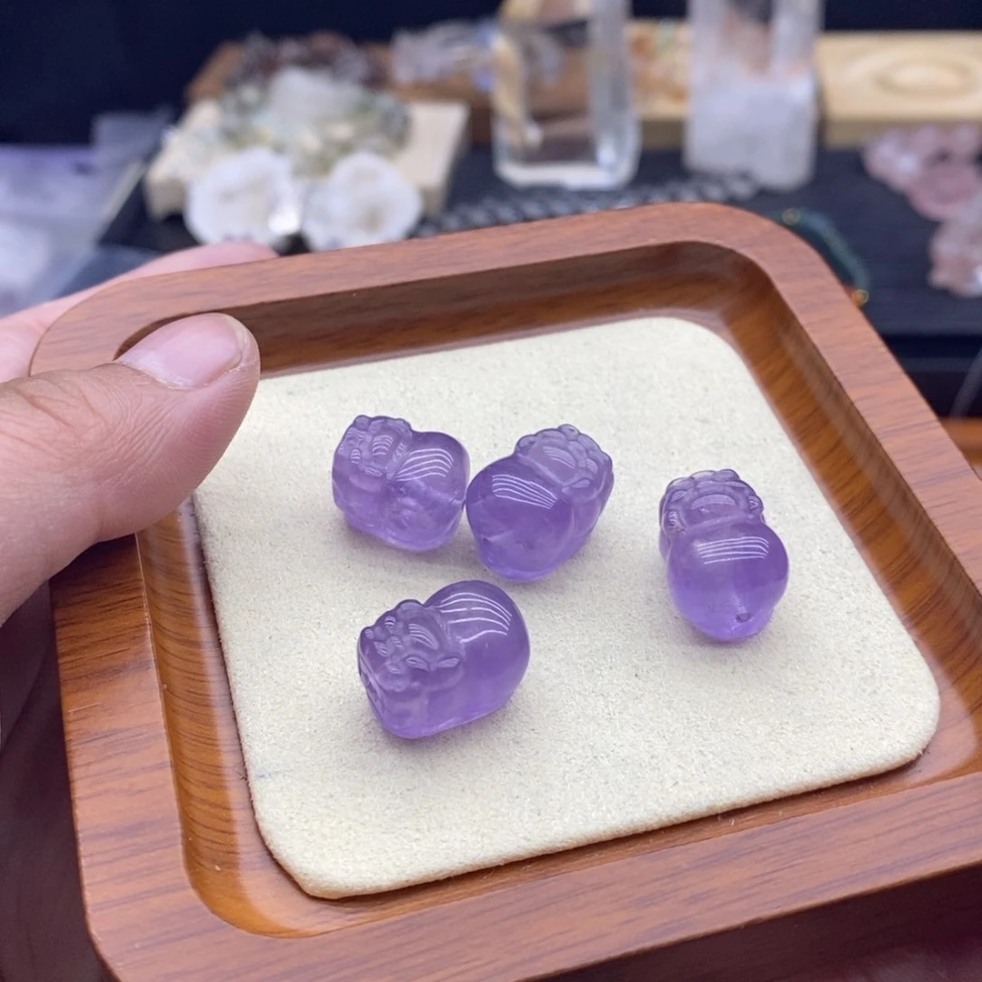 水晶珠宝半成品未镶嵌貔貅卡11