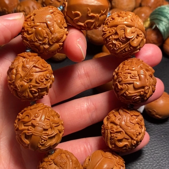 橄榄核手串/手链开**好八仙手串