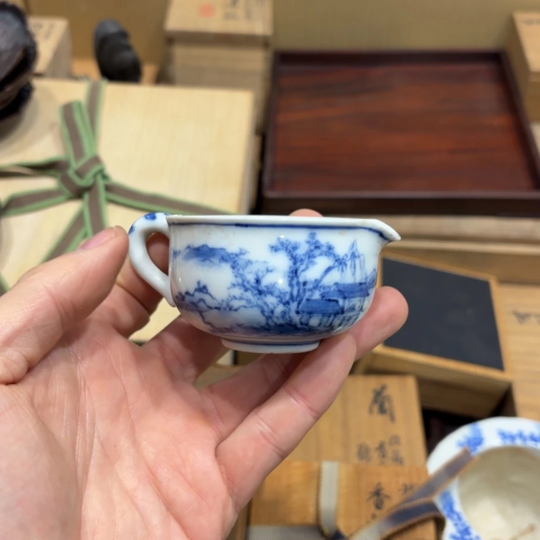 鸭***吃般若中古美术工艺品