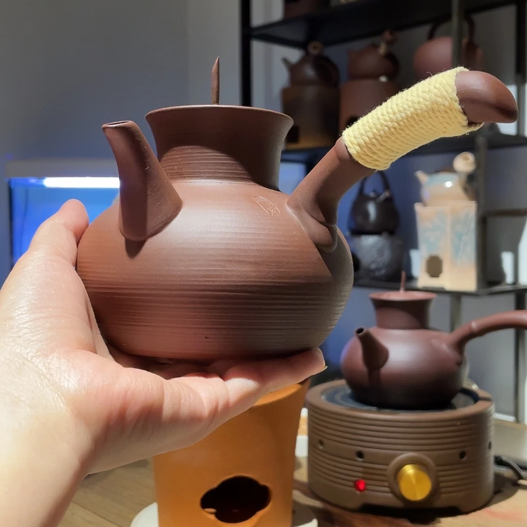 紫泥宝瓶砂铫壶550ml