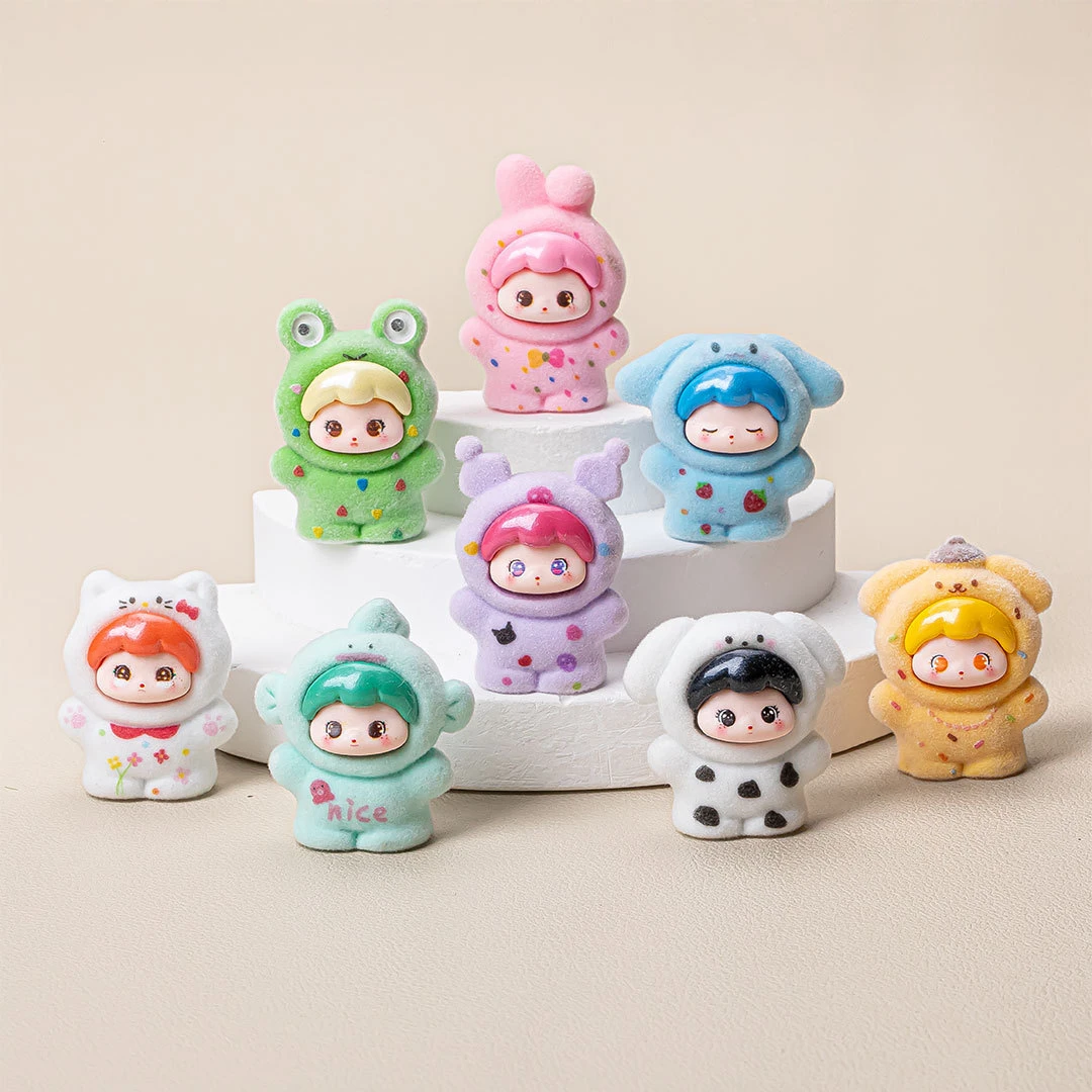 【双许愿+对对碰】植绒三丽欧崽崽 diy饰品配件车载桌面树脂摆件