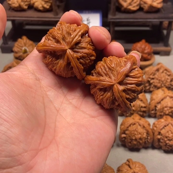 文玩核桃把件42特价拼接不退不换