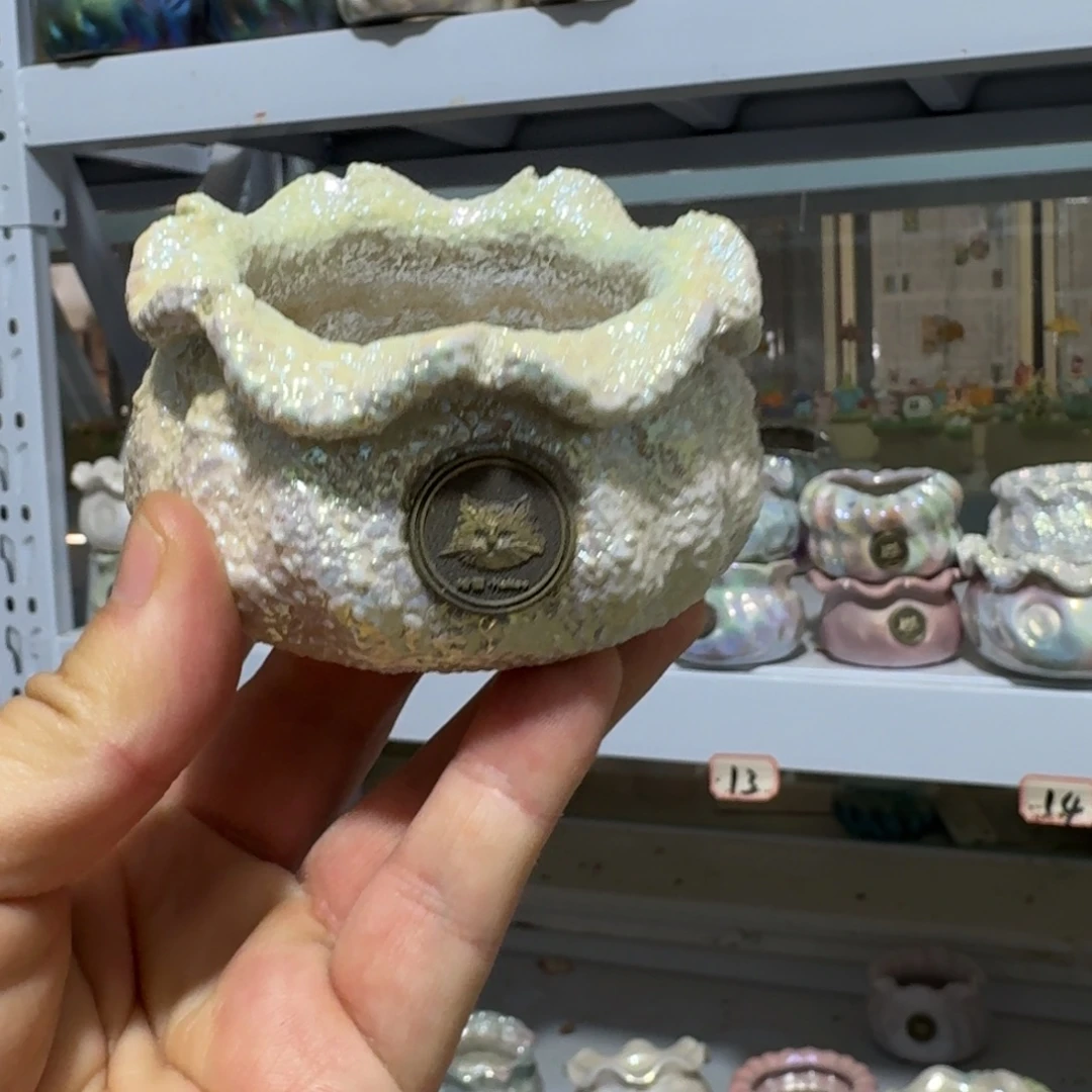 晴***香厂家直销手工花盆摆件