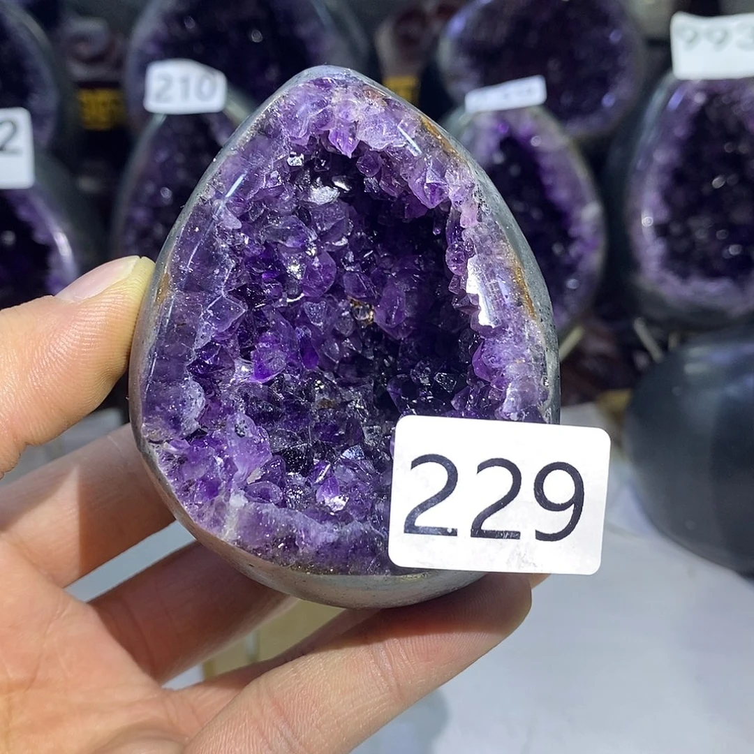 ㄨ***ˊ未镶嵌珠宝半成品紫晶229