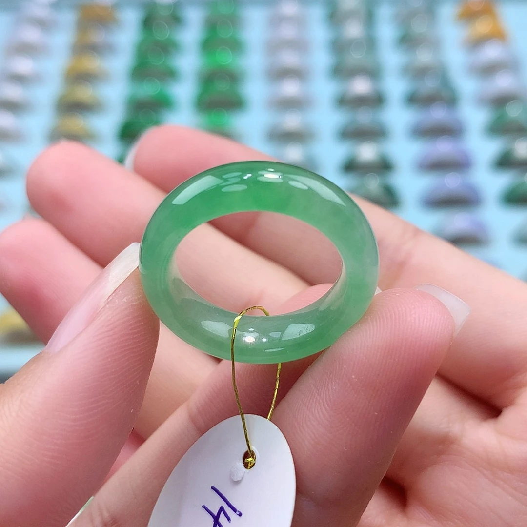 未镶嵌戒指翡翠1415圈