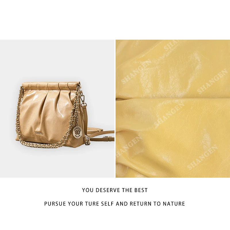 【尚恩CC】SK-62956-麦杆色-轻奢时尚女士新款手提单肩斜挎包