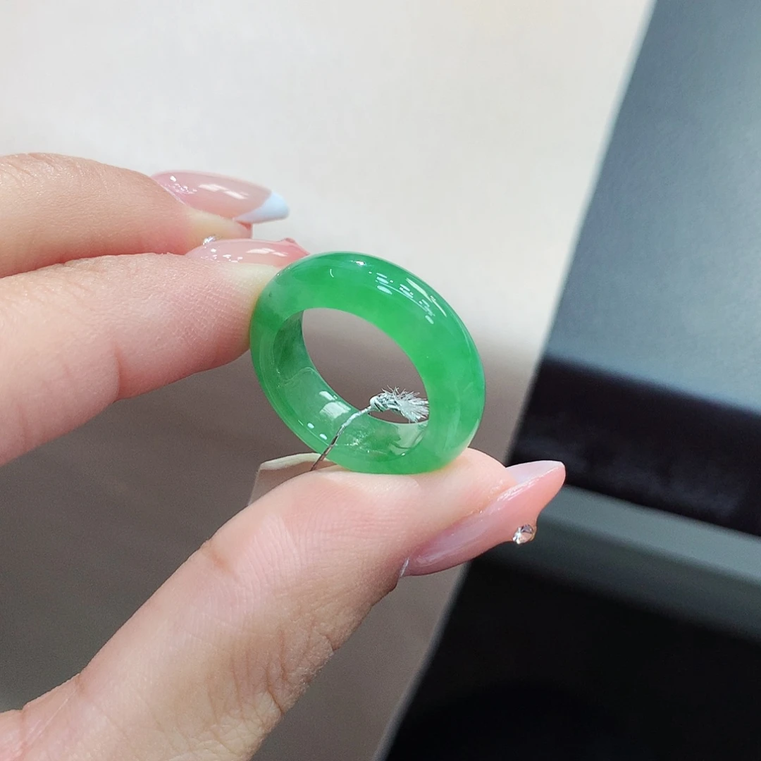 未镶嵌戒指翡翠8号