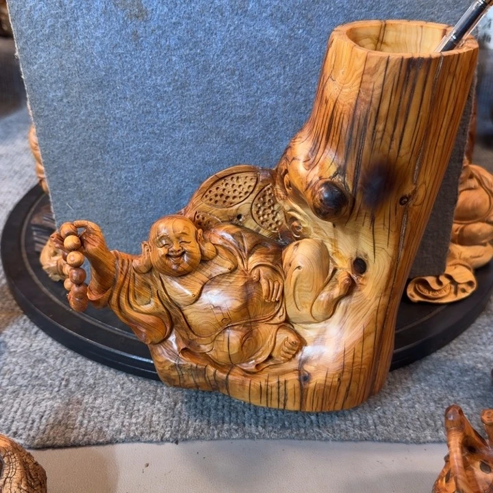 崖柏摆件手把件等