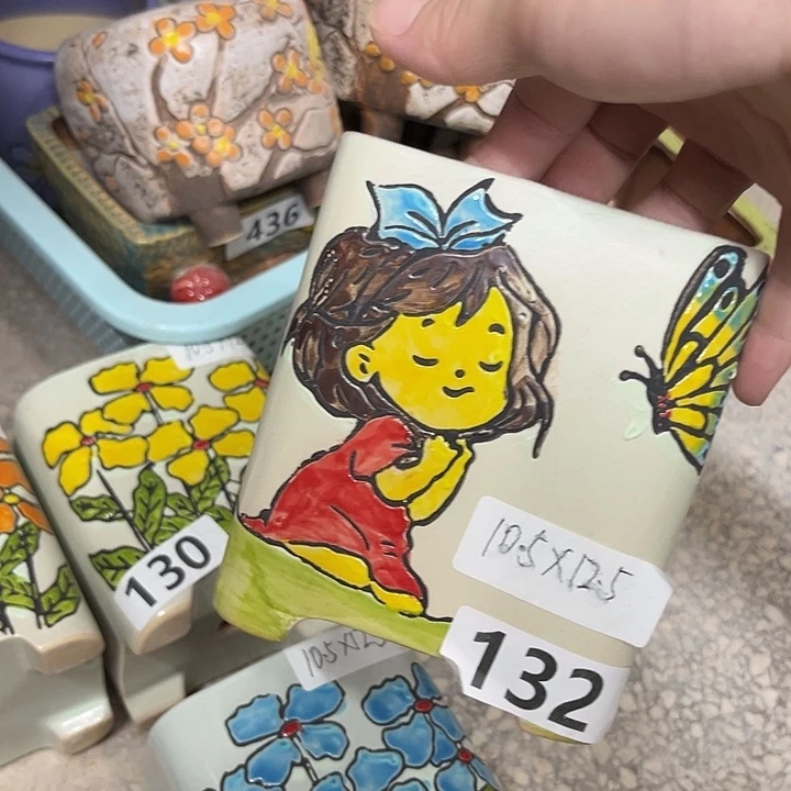 花盆紫砂粗陶材质多肉花盆