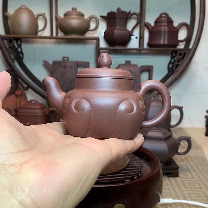 孤***雨茶壶紫砂原矿紫砂壶