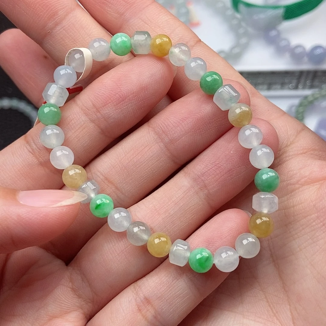 未镶嵌手链翡翠卡6