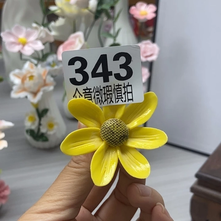 陶瓷手工制作陶瓷花
