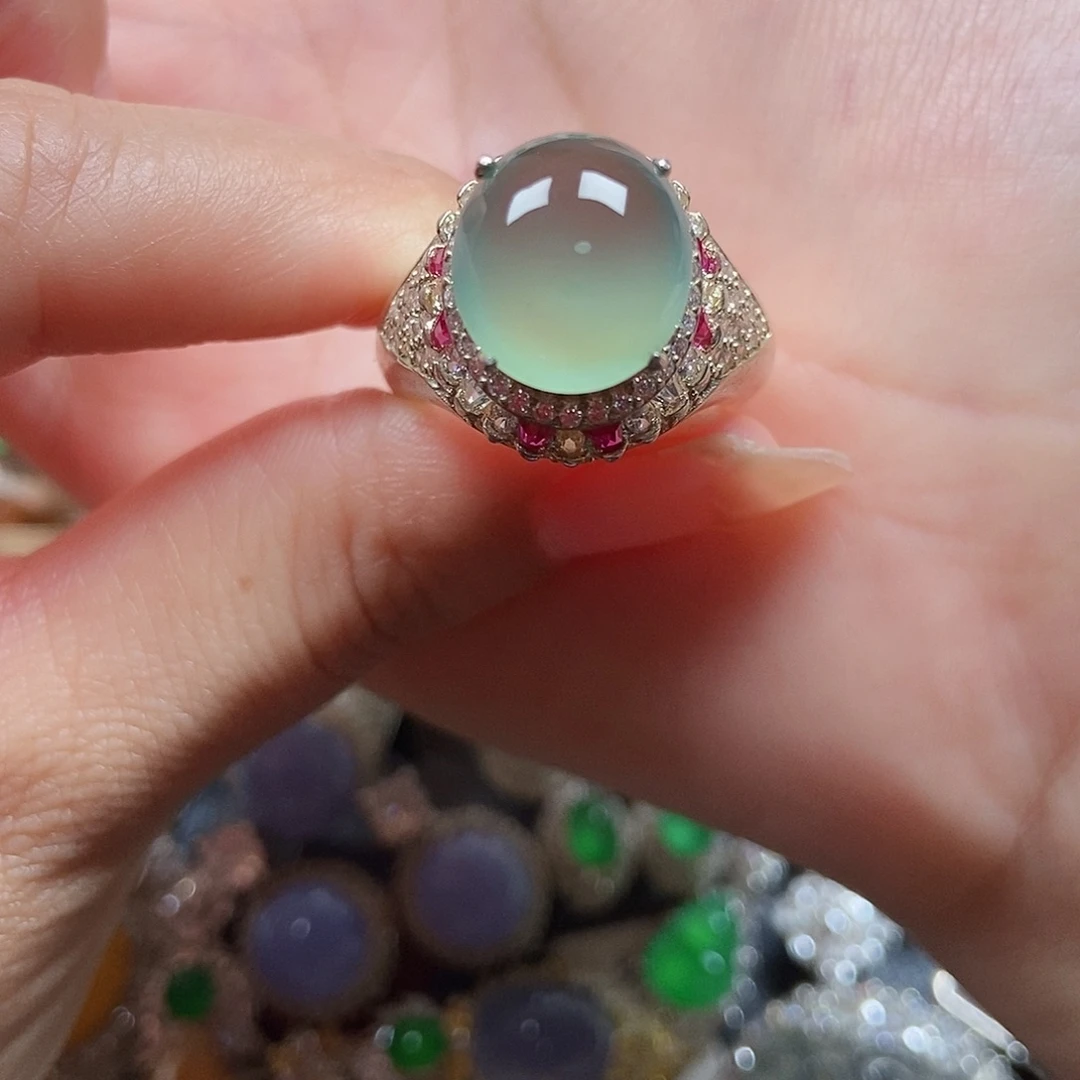 翡翠未镶嵌戒指翡翠戒指