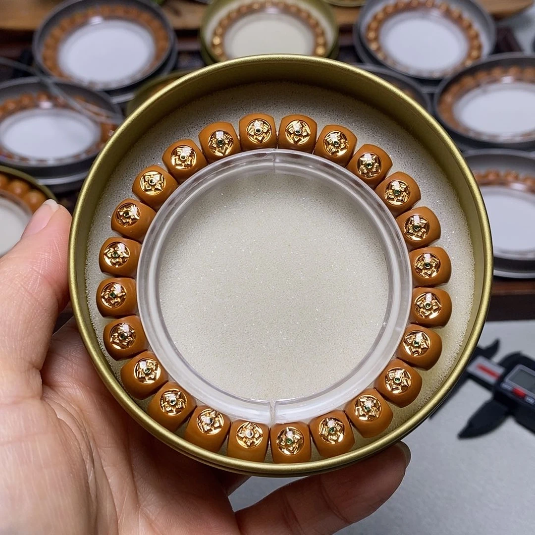 猴头核桃手串335号10左右满标毕业直切全品