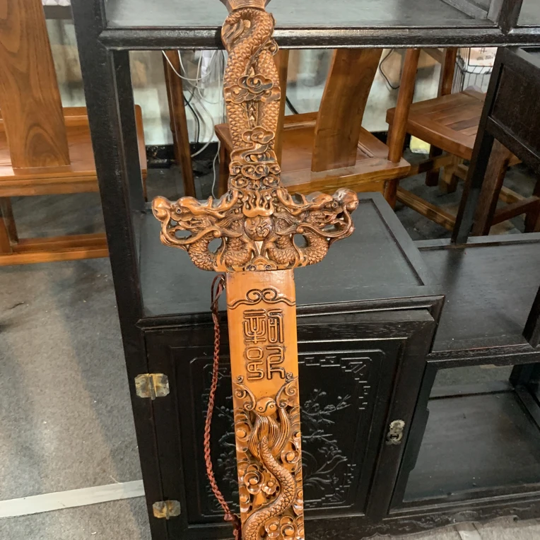 手工艺非遗  木艺单个宝剑