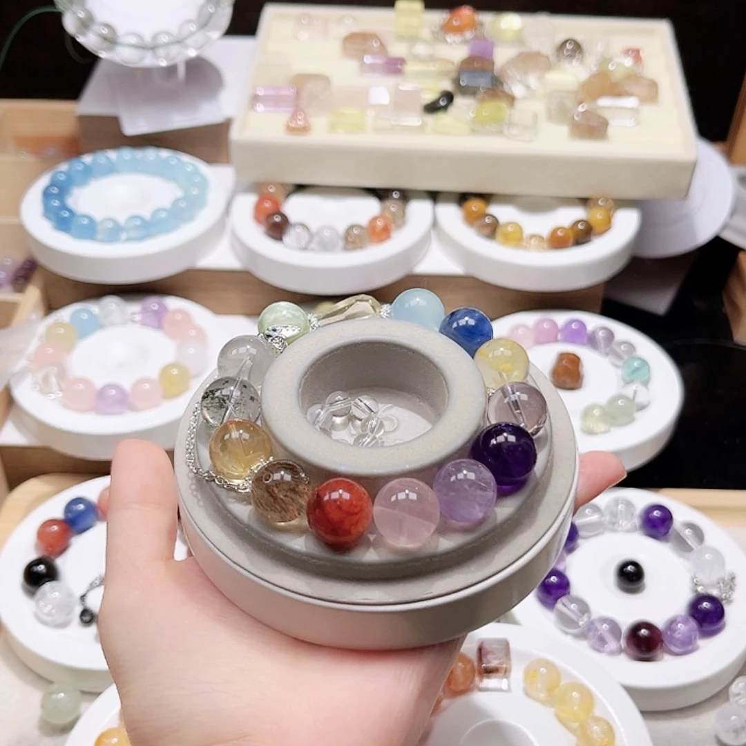 水晶手链未镶嵌乐**吖天然水晶