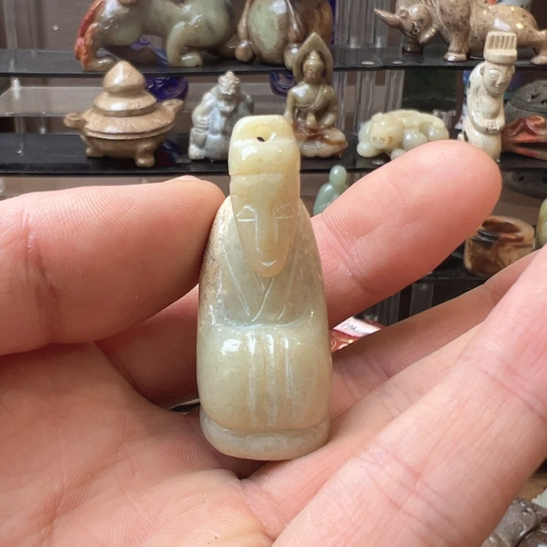 和田玉（糖玉）未镶嵌挂件