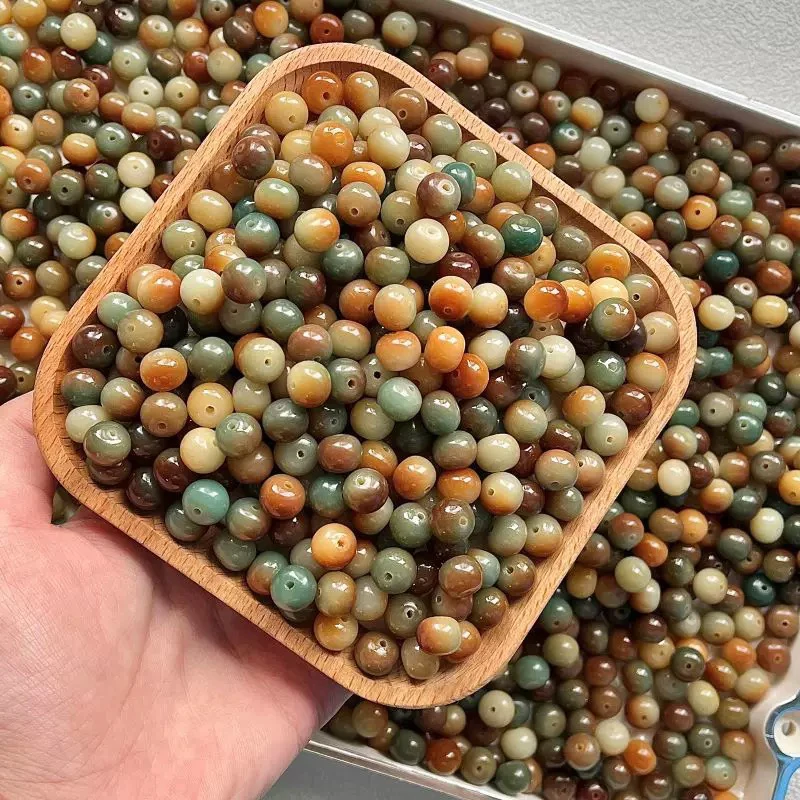 敦煌苹果9*12mm天然菩提散珠108手工DIY串珠配珠