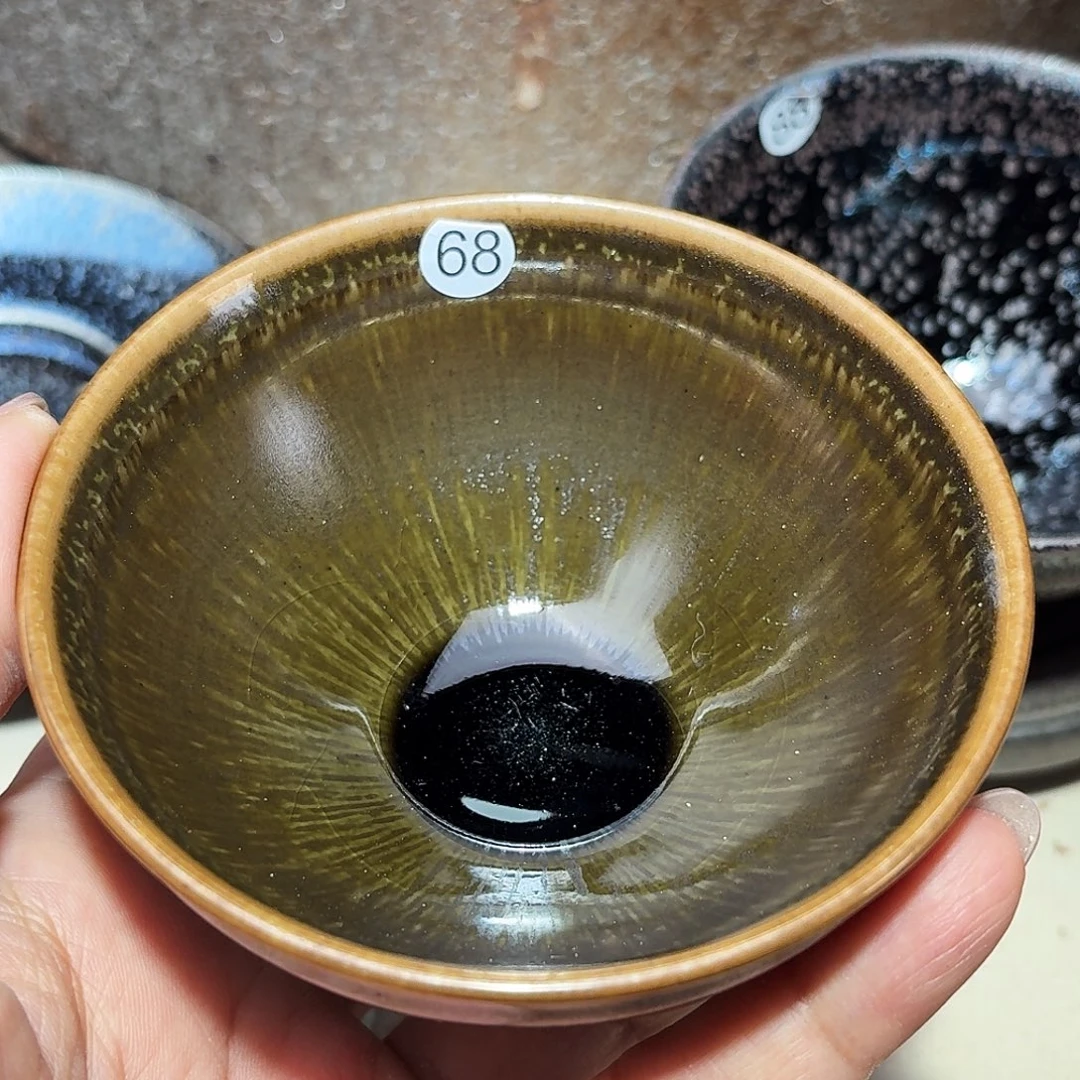 茶盏义兴龙窑建盏68微瑕