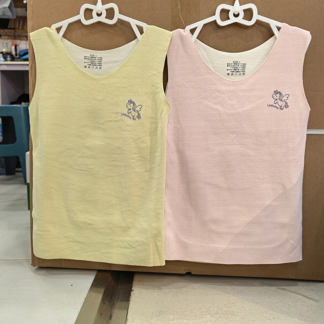 发育期少女秋冬内穿发热锁温无痕保暖背心