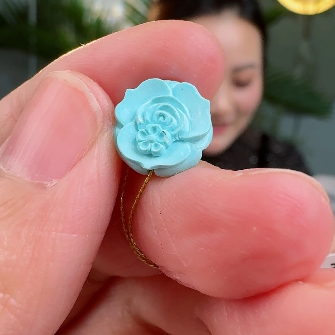 绿松石珠宝奇石未镶嵌