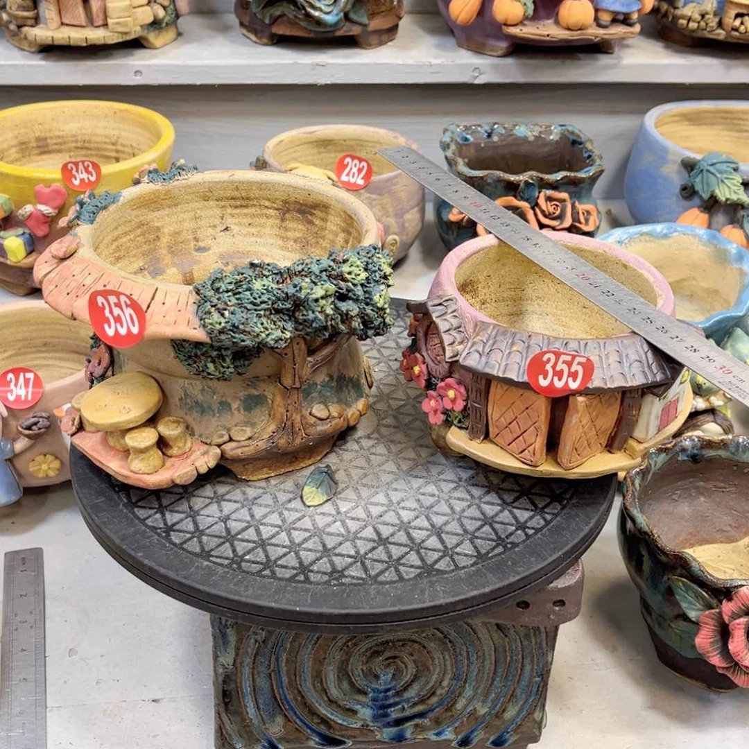 陶瓷子*微瑕355 号陶然花盆