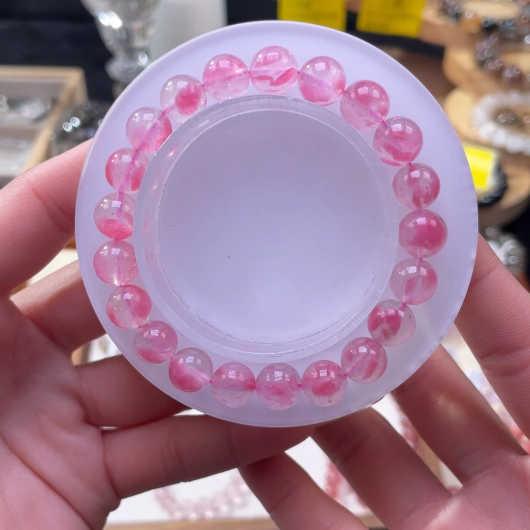 石英质玉手链未镶嵌大**海9mm   220