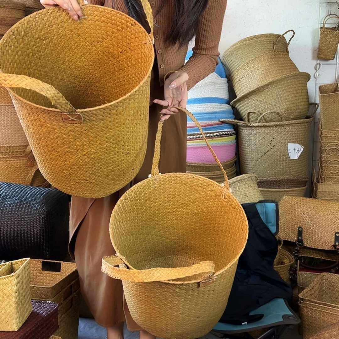 草编草编包/草编收纳盒微瑕疵