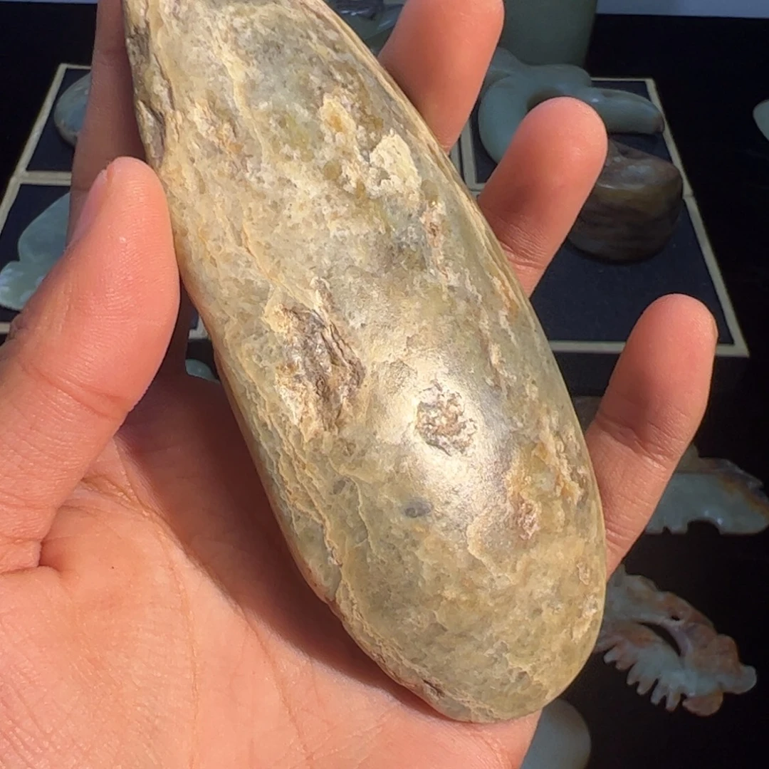 李***成玉玉摆件斧子器形