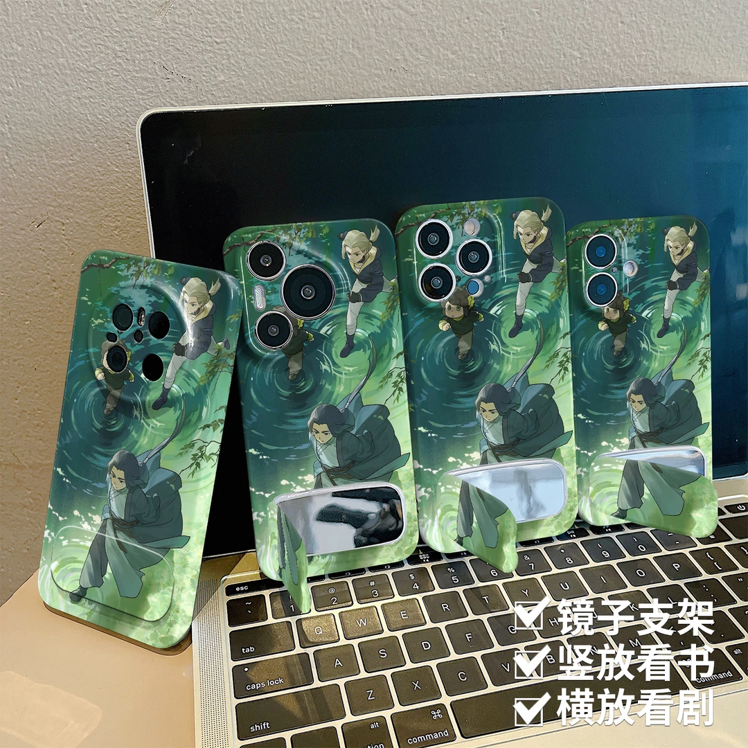 罗小黑战记适用苹果16/华为Pura70/OPPO/vivo/小米菲林防摔高级女