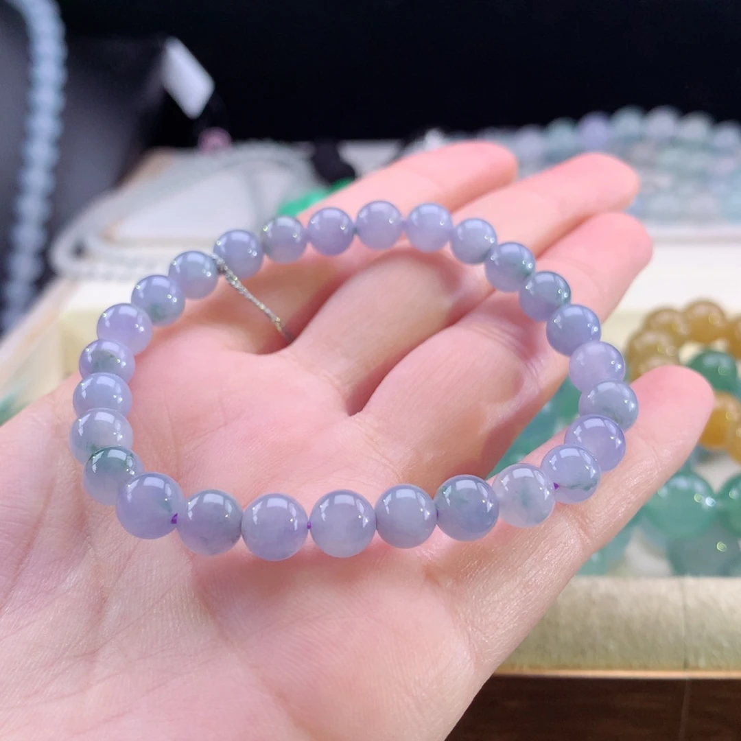 翡翠手链未镶嵌卡6.8买断