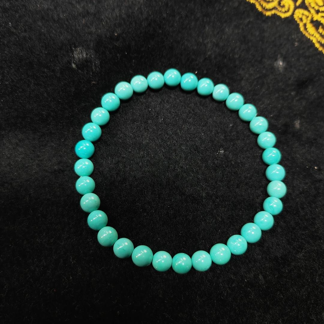 圆珠高瓷绿6mm手链（多样性发货）