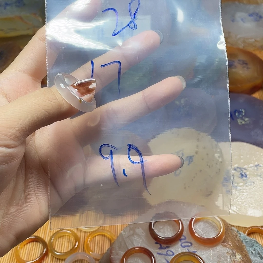 未镶嵌戒指玛瑙/玉髓@***#