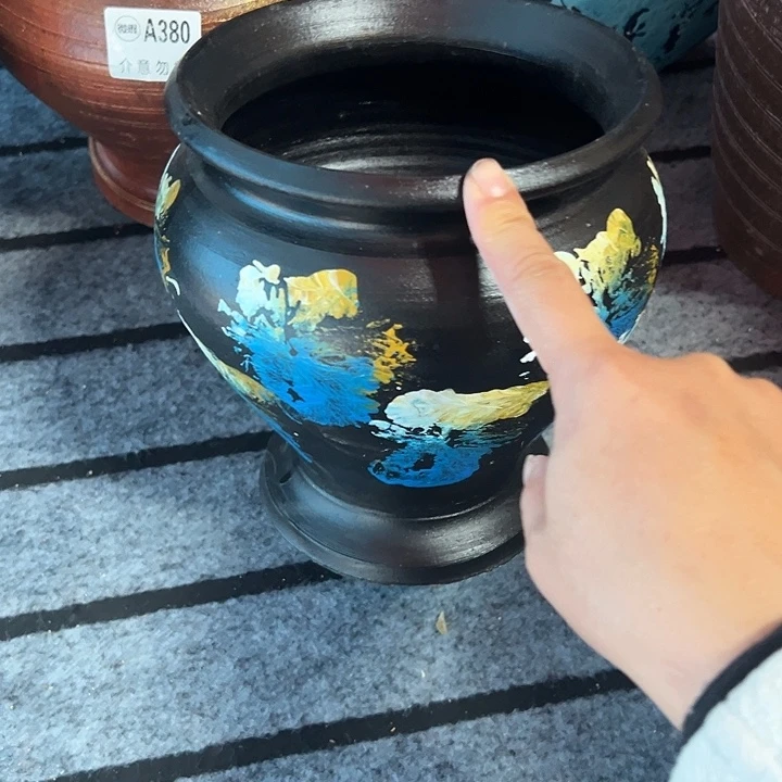 火锅盆带孔高19口18带孔