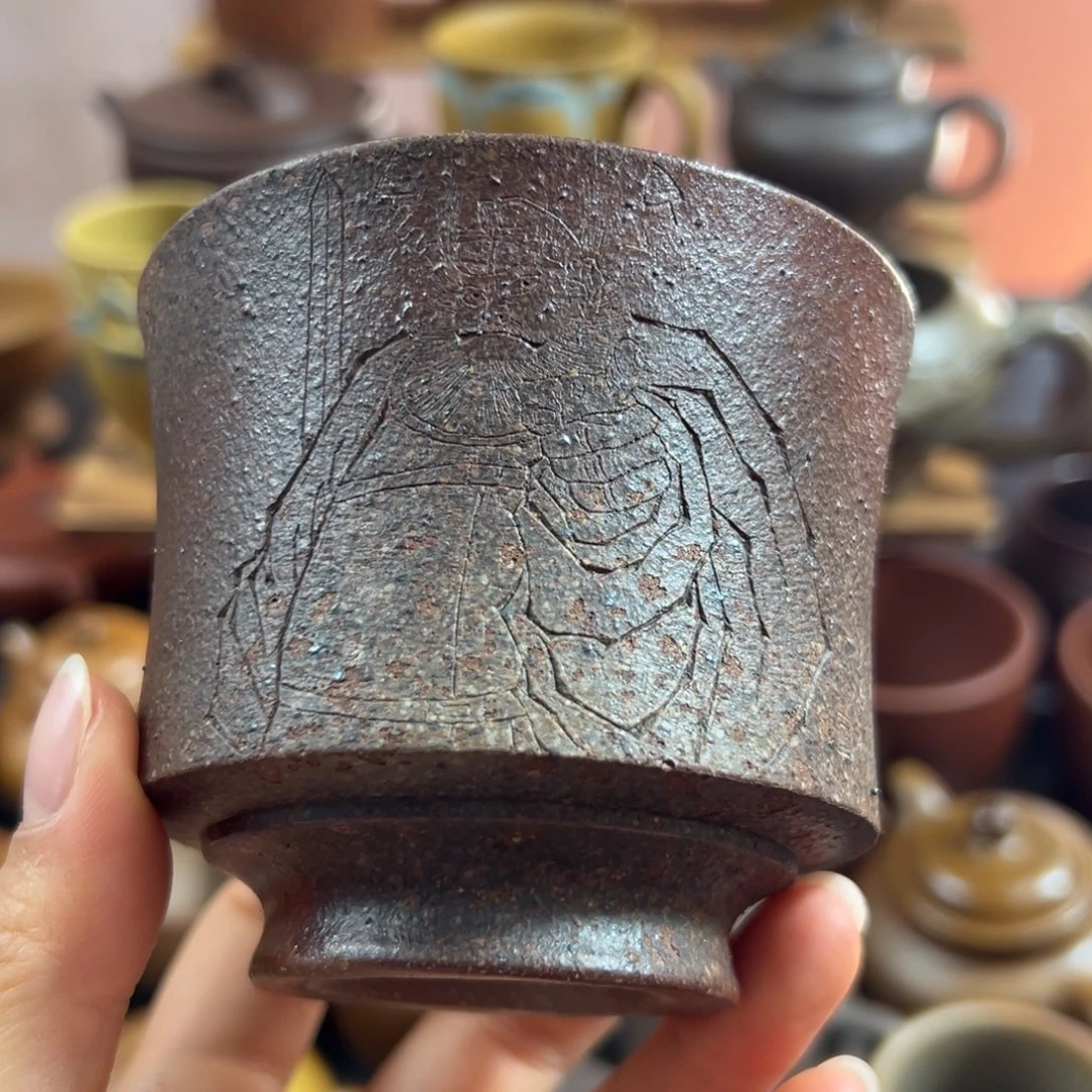 紫砂茶杯微瑕不退不换