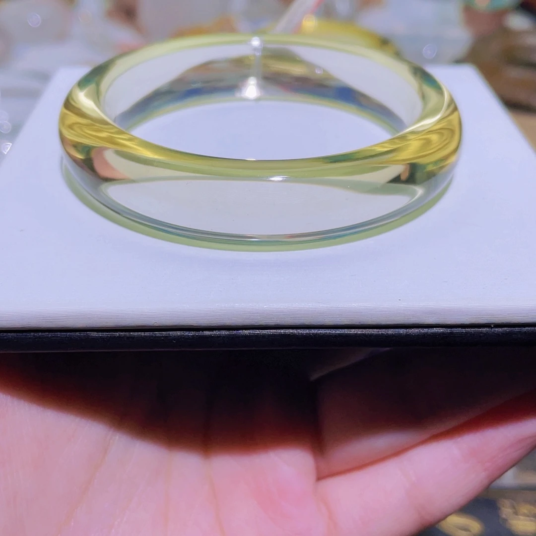 未镶嵌手镯水晶天然巴西黄水