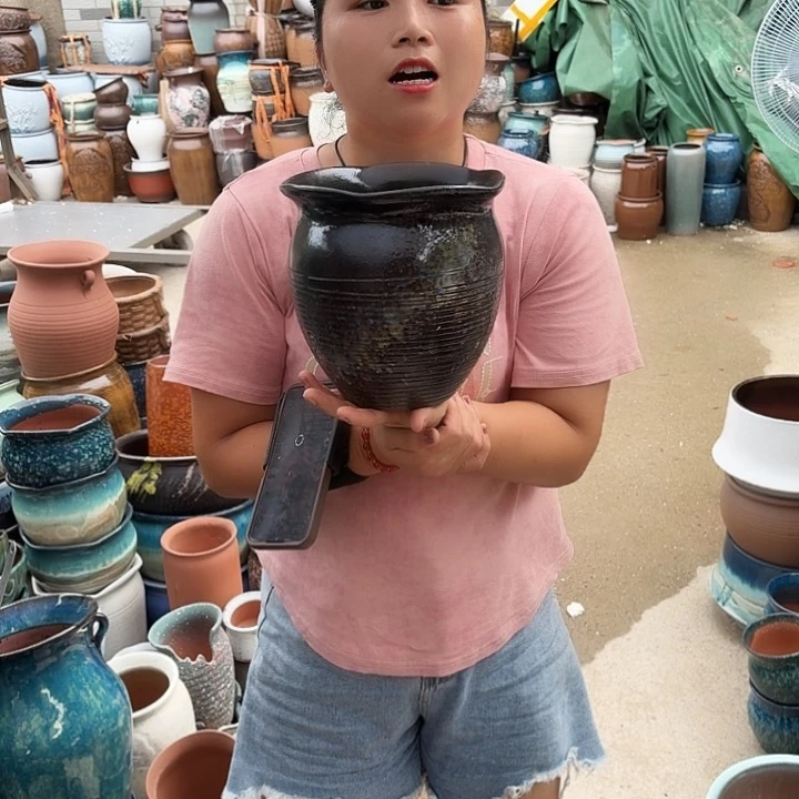 19口19高瑕疵一个盆子。k