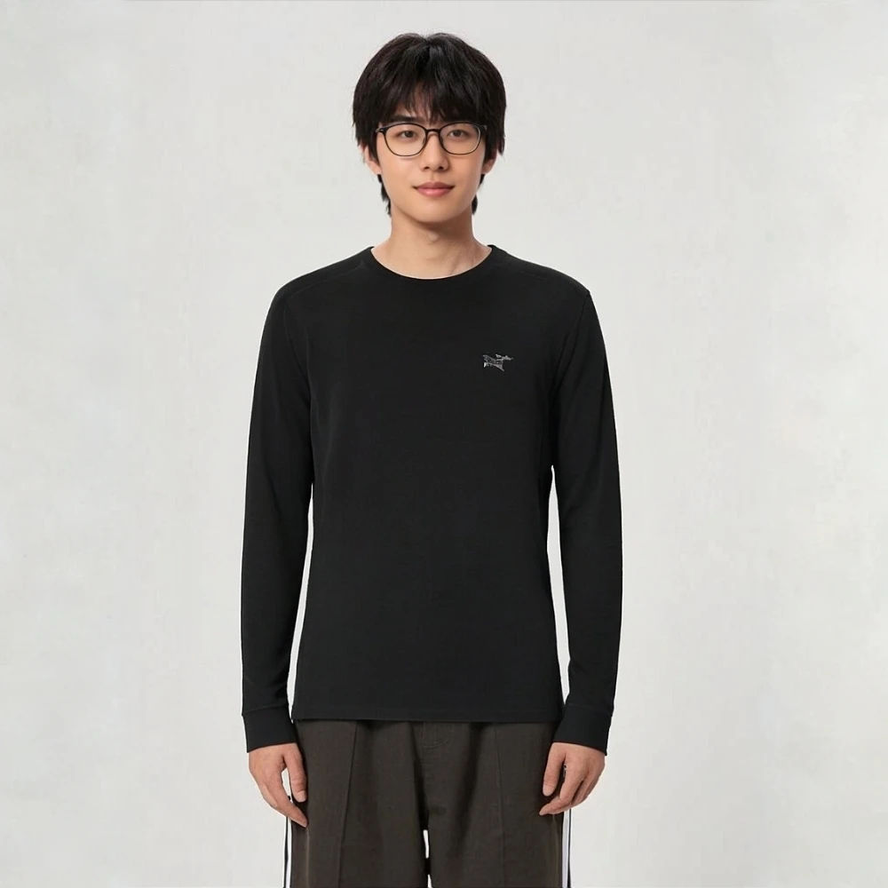 ARC'TERYX/始祖鸟RHO美利奴羊毛调温防臭防静电圆领衫卫衣7480