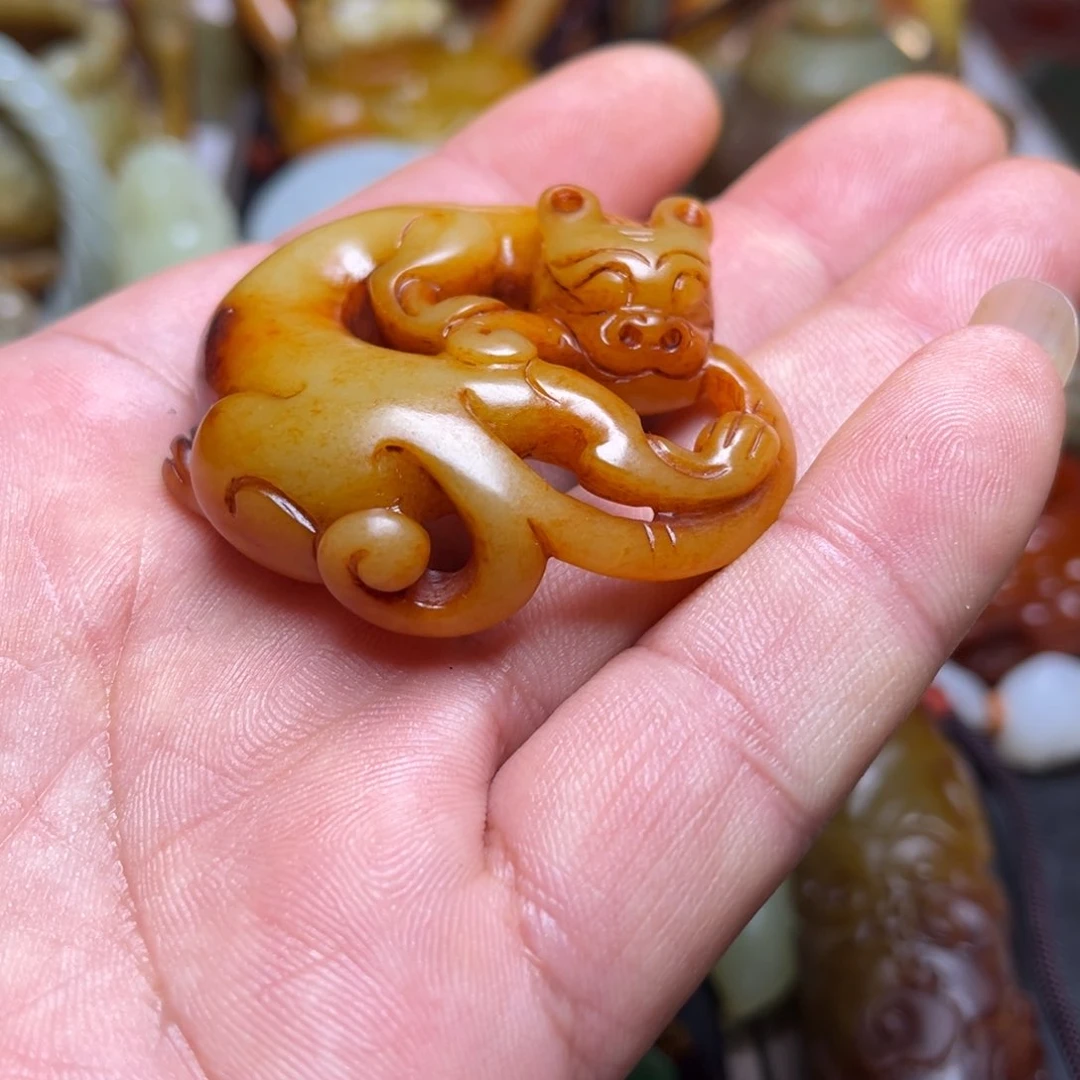 和田玉挂件未镶嵌比*东