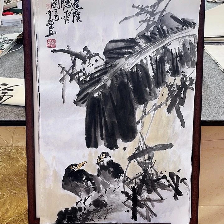 国画张圣敏先生纯手绘作品