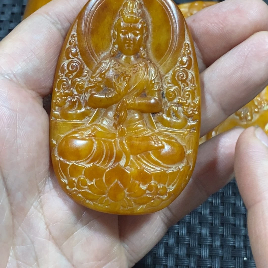 滴血莲花菩提吊坠