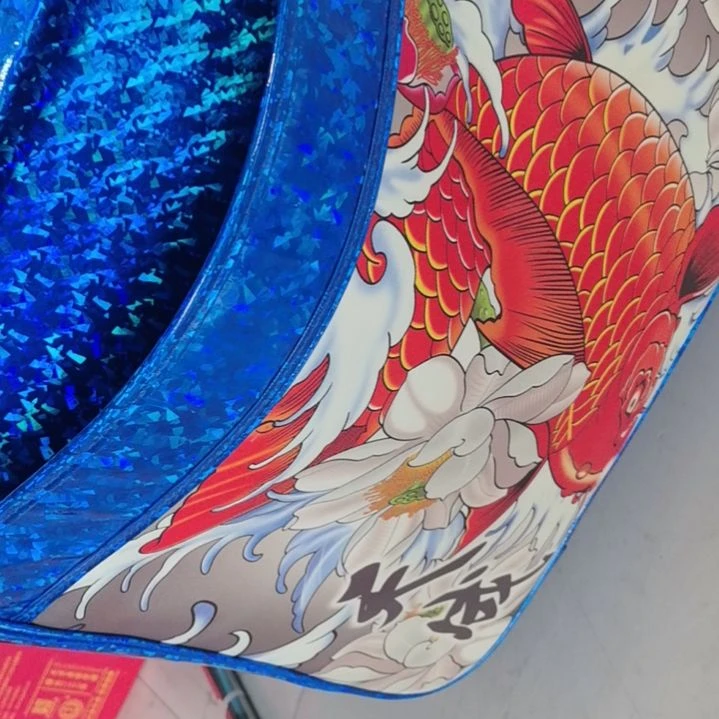 鼓***鼓京派绚蓝方形拉杆包