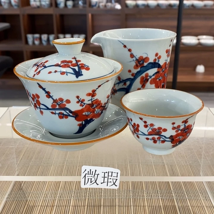 釉下老陶泥手工绘制